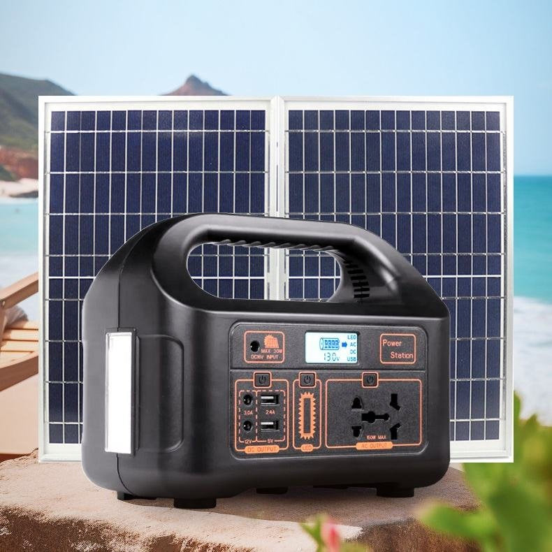 Estación de Carga con Panel Solar 30w