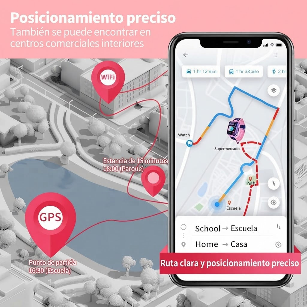 Reloj Inteligente para Niños Q12 con LBS