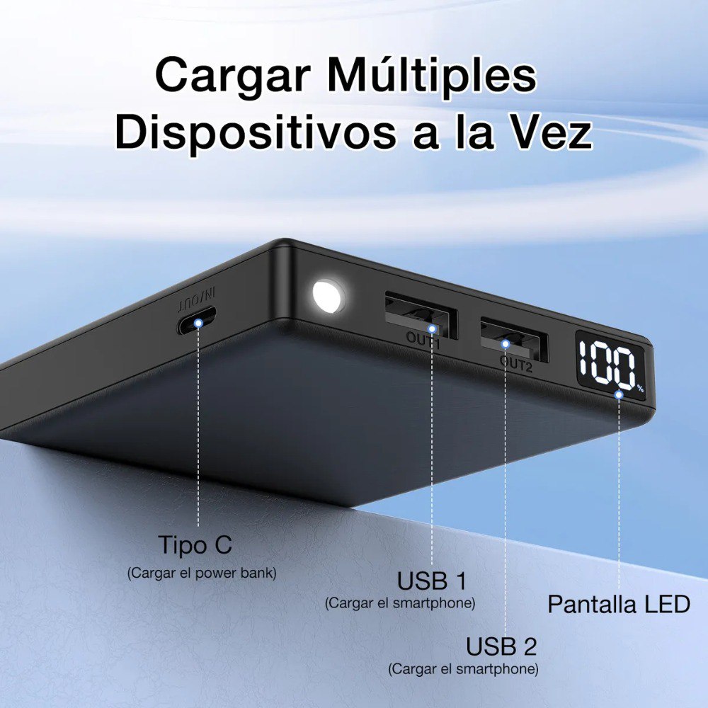 Power Bank Batería Portatil 1Hora Gar263