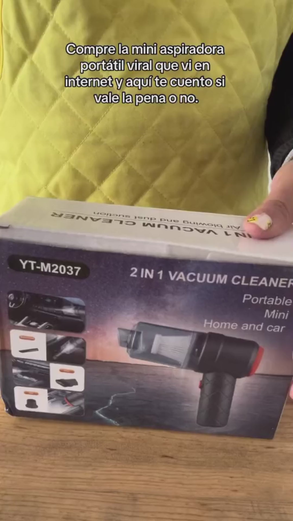 Mini Aspiradora de Mano Carro Portátil