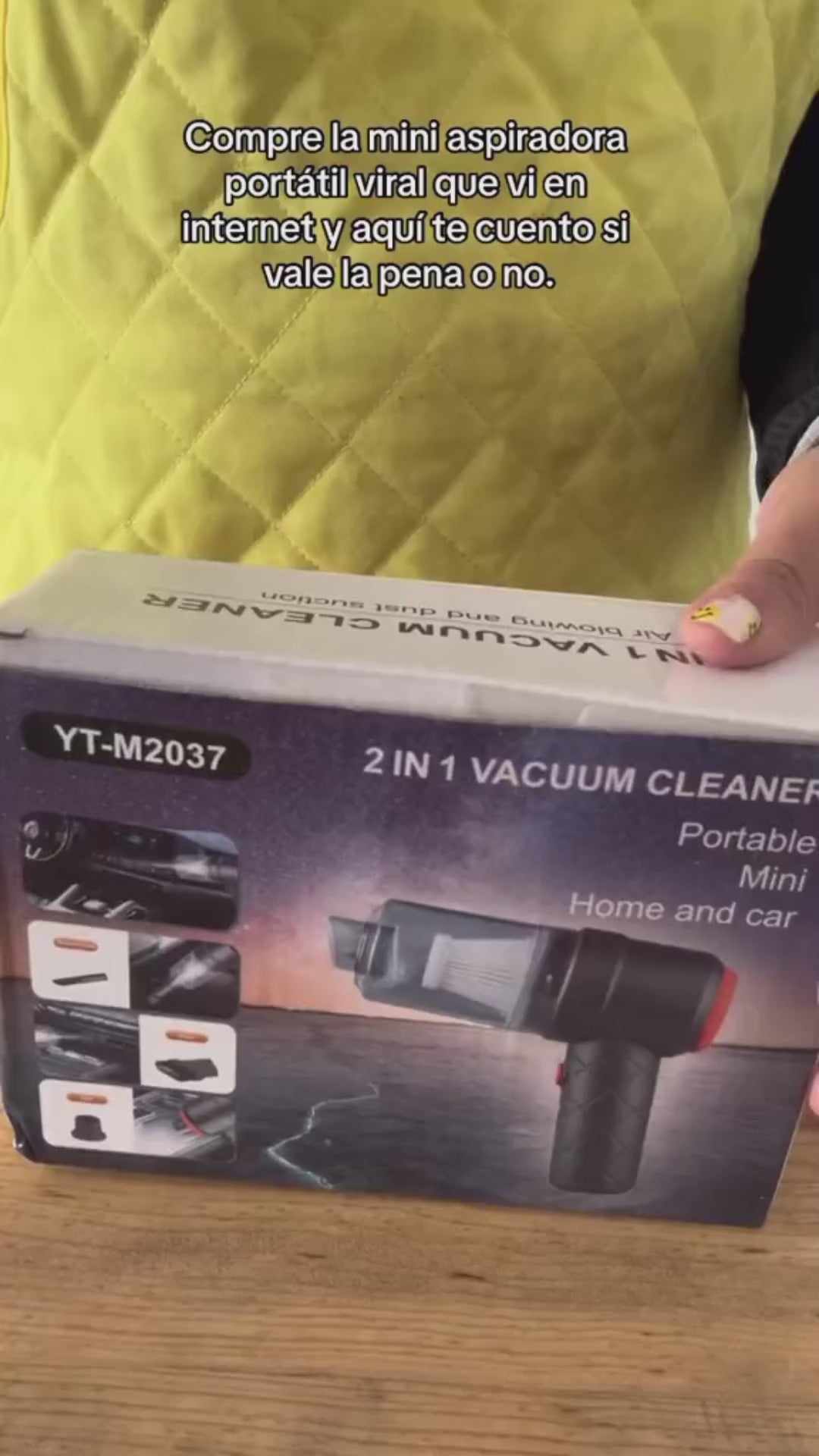 Mini Aspiradora de Mano Carro Portátil